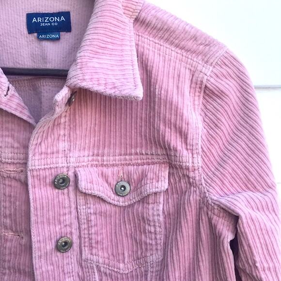 Arizona Jeans Co Corduroy Jacket, Pink - Picture 2 of 4
